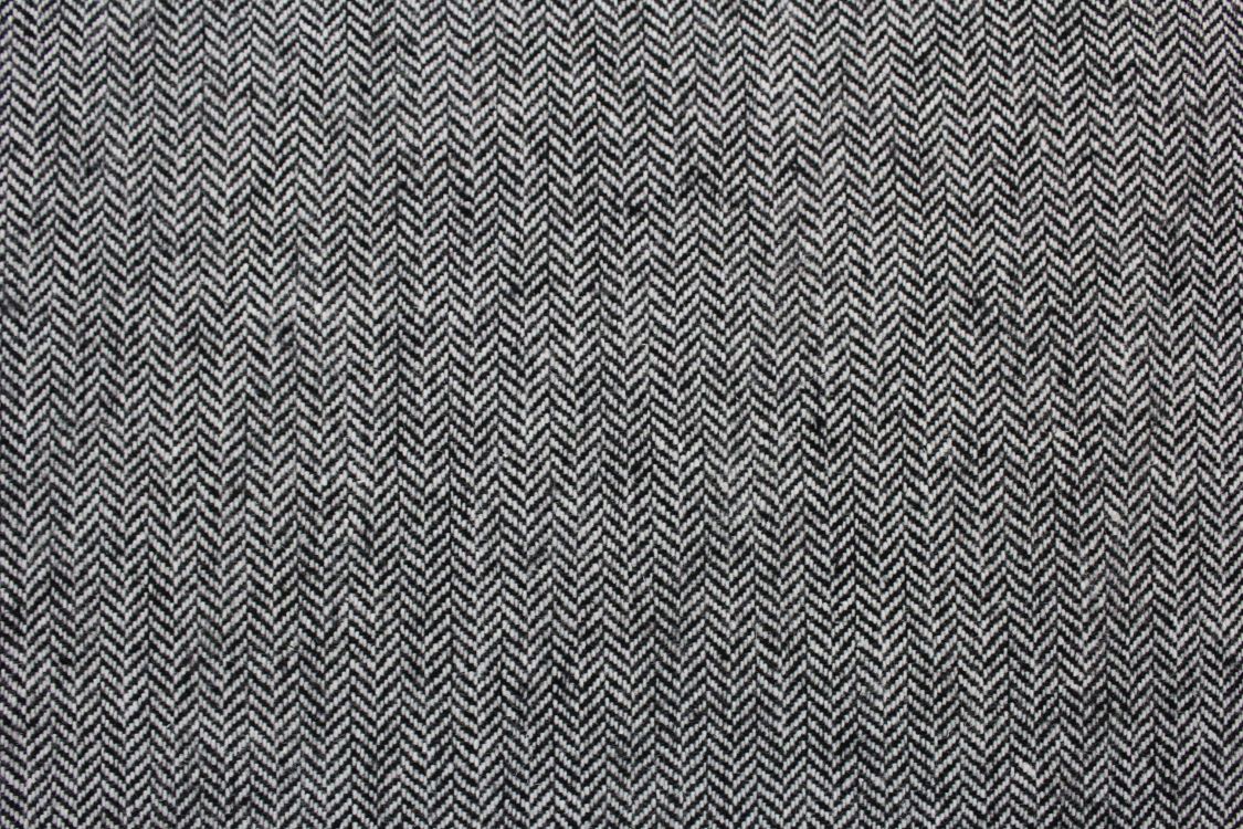 black and white striped textile