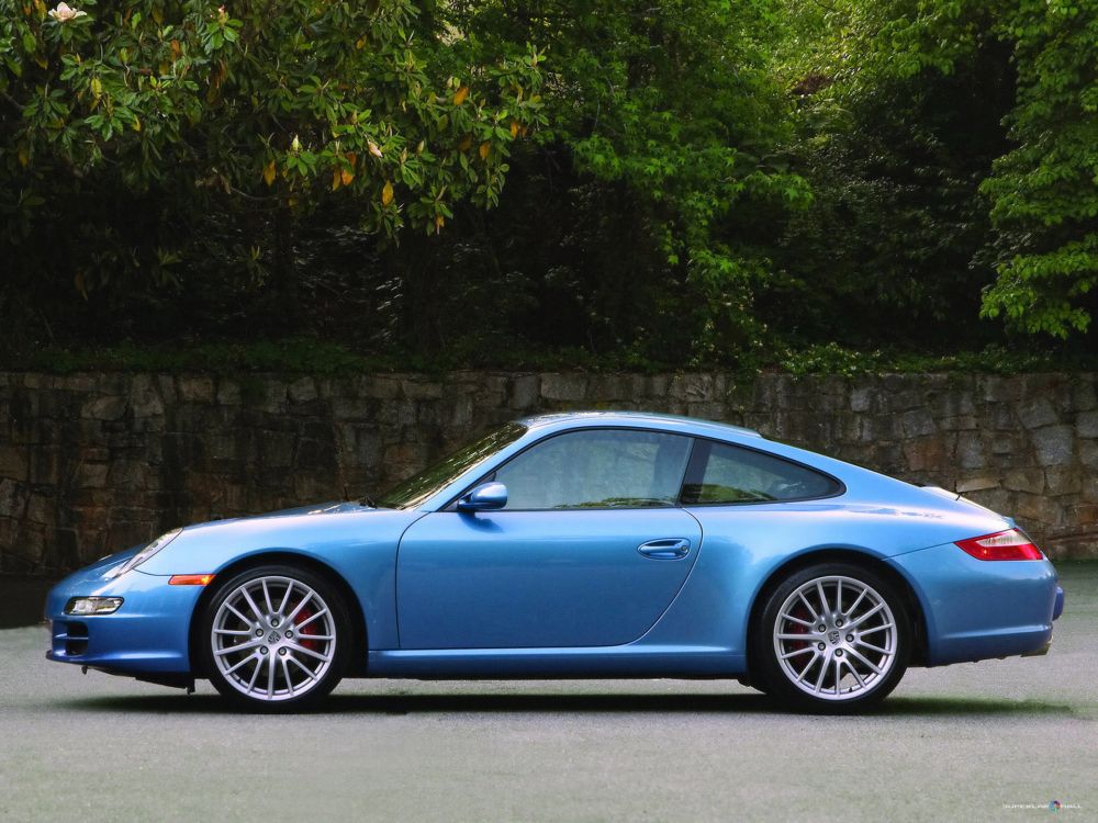 blue car parked near green trees during daytime