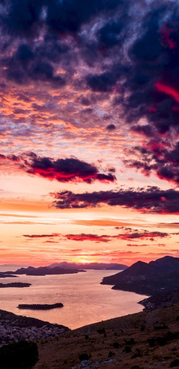 Image KAZKA, cloud, afterglow, nature, sunset