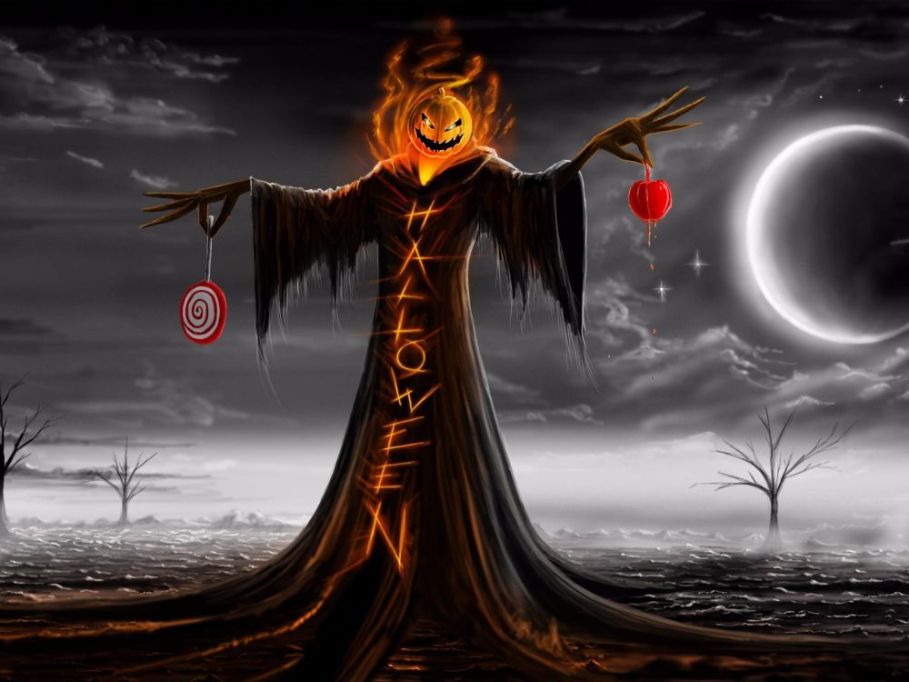 Dämonen, Mythologie, Himmel, Übernatürliche Kreatur, Halloween. Wallpaper in 2224x1668 Resolution