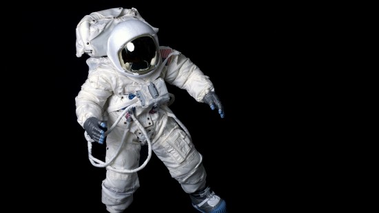 Image person in white and black suit