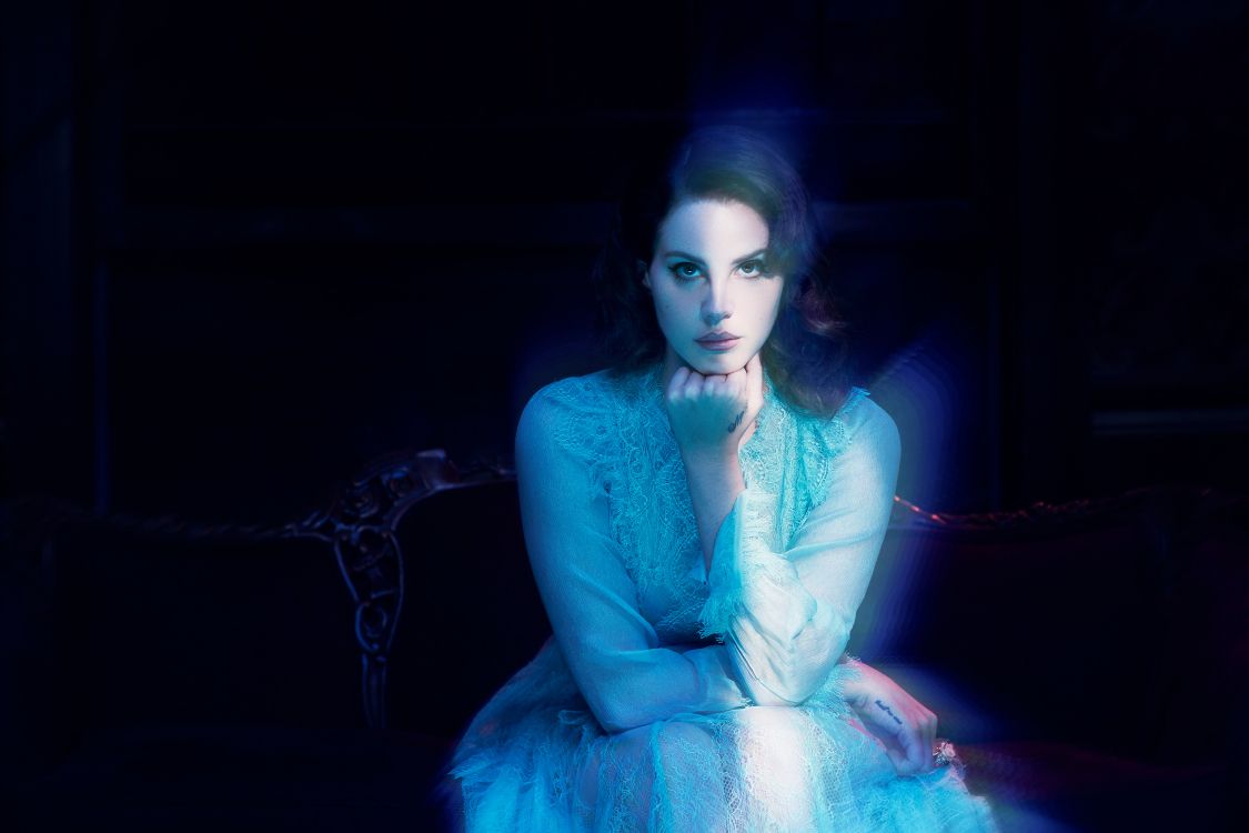 Lana Del Rey, Blau, Licht, Schönheit, Mode. Wallpaper in 3000x2000 Resolution