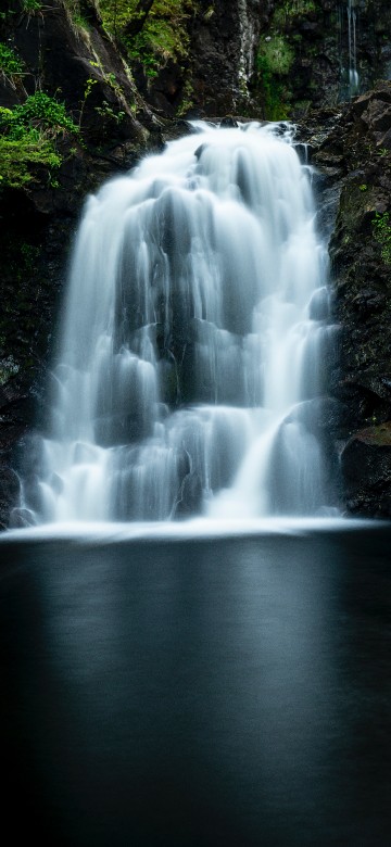 Image waterfall, body of water, water resources, natural landscape, nature