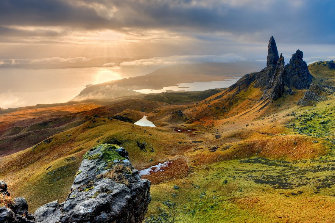 Vieil Homme de Storr, Le Storr, Quiraing, Sligachan, Jardins du Château de Dunvegan. Wallpaper in 4500x3000 Resolution