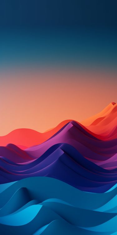 Erg, Android, Wei, Blau, Orange. Wallpaper in 1536x3072 Resolution