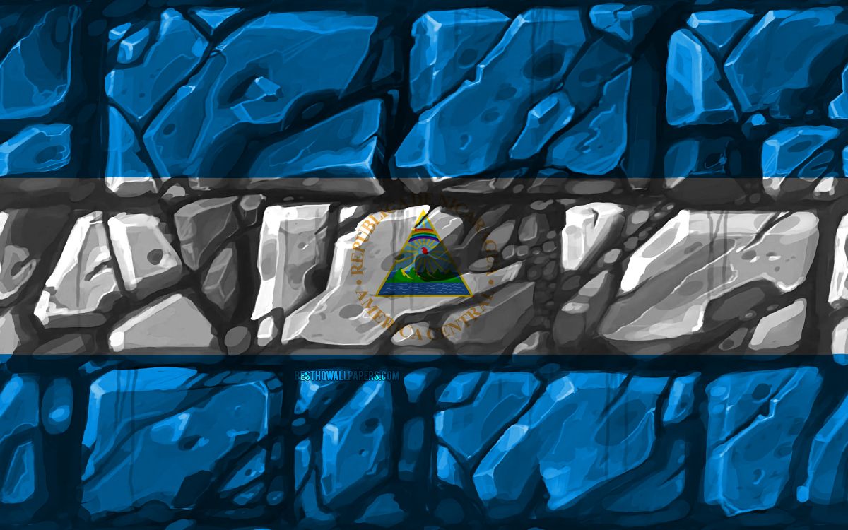 Blue, Graffiti, Drapeau, Verre, Vitrail. Wallpaper in 3840x2400 Resolution