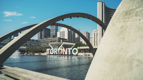 Image arch bridge, bridge, water, waterway, city