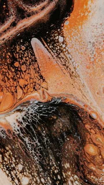 Image brown and black abstract painting