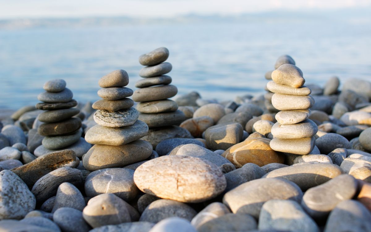 rock, tablet, water, natural landscape, wood