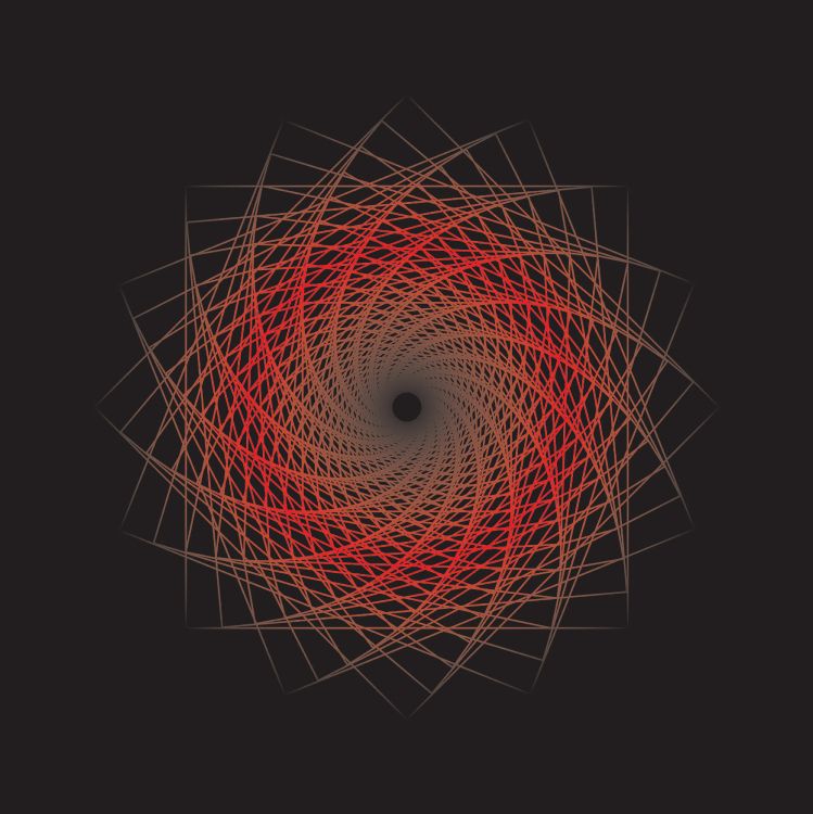 Orange Und Weiße Lichtillustration. Wallpaper in 3497x3500 Resolution