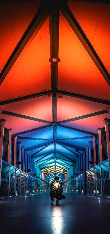 Luminaire, Aéroport, Skyway, Terminal D'aéroport, Lumière. Wallpaper in 1421x3000 Resolution