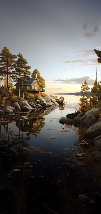 Eau, Les Ressources en Eau, Paysage Naturel, Lac, Cours D'eau. Wallpaper in 1500x3167 Resolution