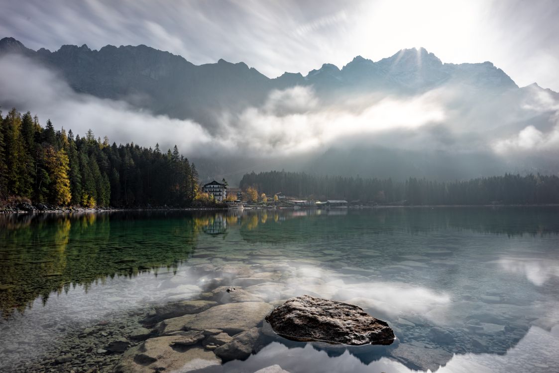 Naturaleza, Montaña, Agua, Alpes, Paisaje Natural. Wallpaper in 6500x4338 Resolution