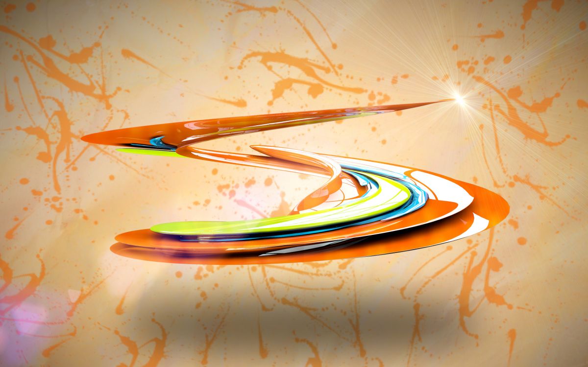 Peinture Abstraite Bleue et Jaune. Wallpaper in 2560x1600 Resolution