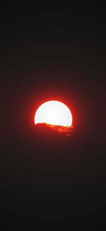 Äpfeln, Ios, Atmosphäre, Orange, Afterglow. Wallpaper in 1242x2688 Resolution