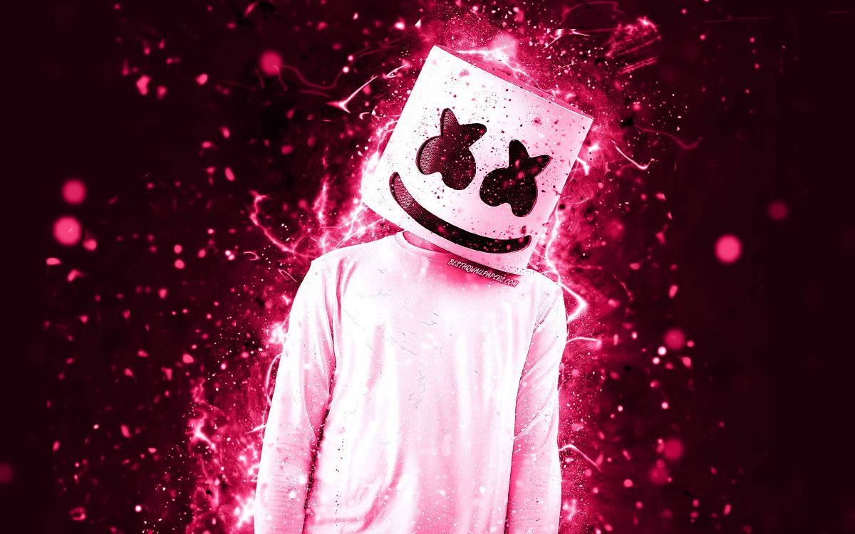 Discjockey, Pink, Illustration, Musiker, Elektronische Dance-Musik. Wallpaper in 3840x2400 Resolution