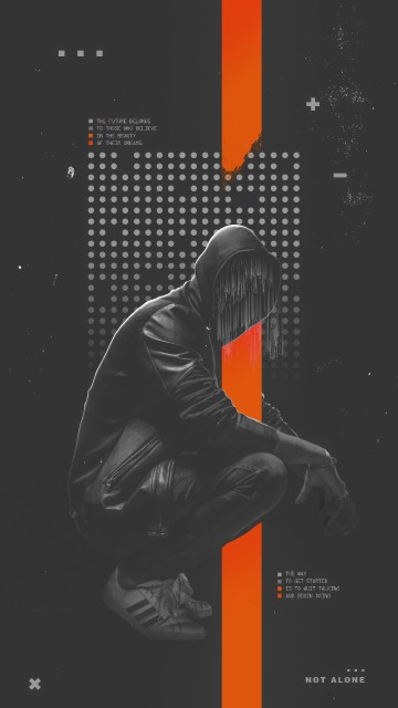 Image poster, ios, sleeve, art, darkness