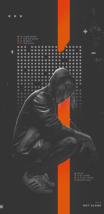 Image poster, ios, sleeve, art, darkness
