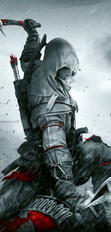 Assassins Creed, Assassins Creed III, Assassins Creed Valhalla, Assassins Creed II, Assassins Creed Odyssée. Wallpaper in 1080x2246 Resolution