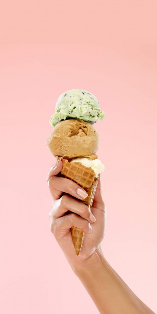 Image LG, LG G8 ThinQ, ice cream cone, food, sweetness