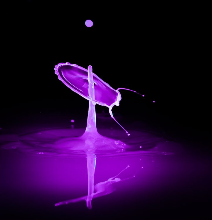 运动的图形, 紫色的, 紫罗兰色, 液体, 流体 壁纸 2832x2940 允许