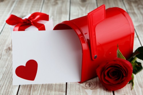 Image valentines day, heart, red, ribbon, love