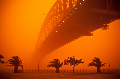 Image 2009 Australian dust storm, Sydney dust storm, sydney, Dust storm, storm