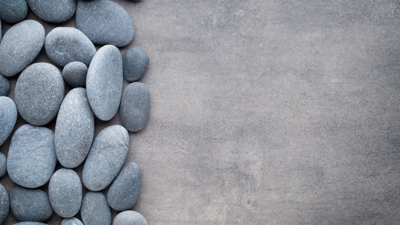 Piedras Azules Sobre Textil Gris. Wallpaper in 2880x1620 Resolution