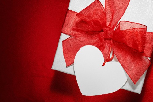 Image love, heart, valentines day, red, ribbon