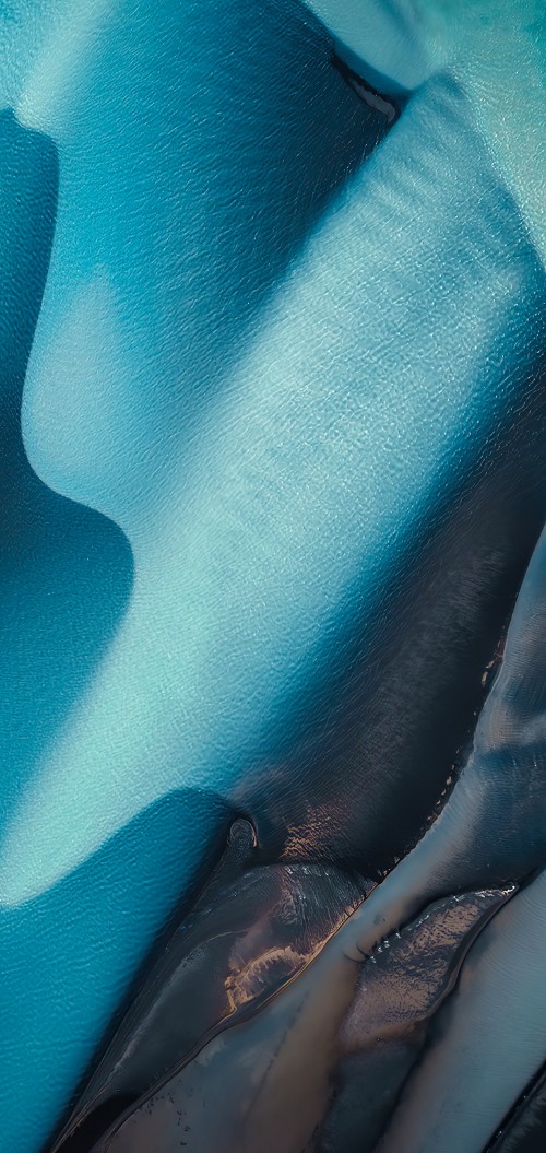 Image close up, water, turquoise m, textile, grey