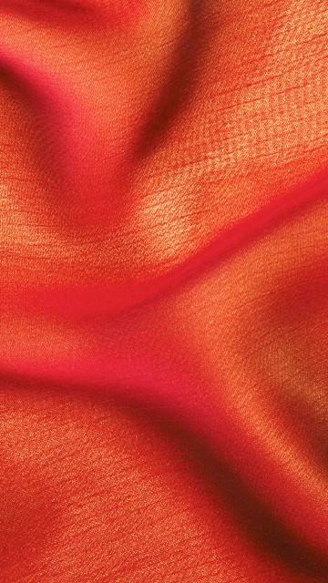 Image red textile in close up image
