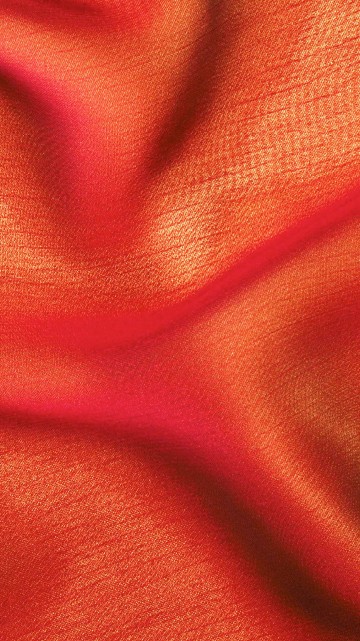 Image red textile in close up image