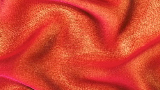 Image red textile in close up image