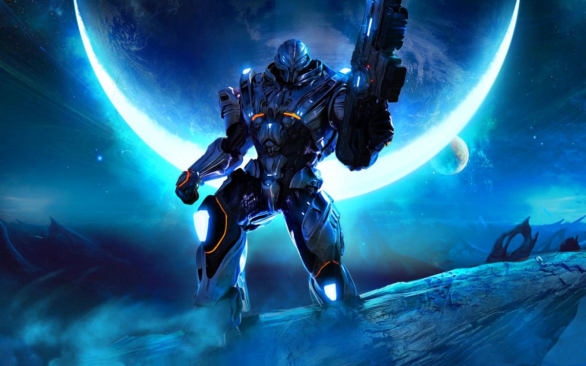Mecha, Space, pc Game, Power Armor Video Games, Extreme Sport. Wallpaper in 2560x1600 Resolution