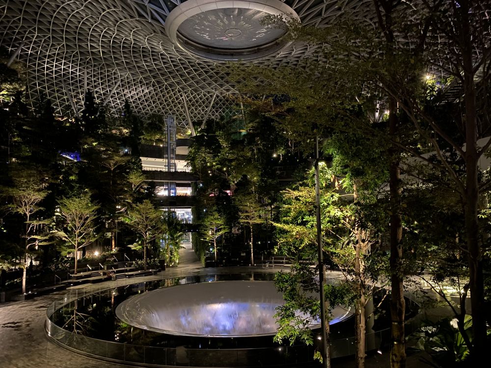 Singapur, Reflexión, Agua, la Iluminación Del Paisaje, Querido. Wallpaper in 2048x1536 Resolution