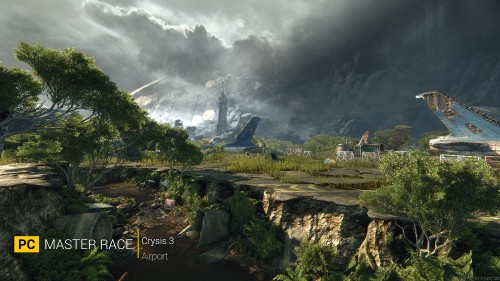 Image crysis 3, landscape, cloud, jungle, tree