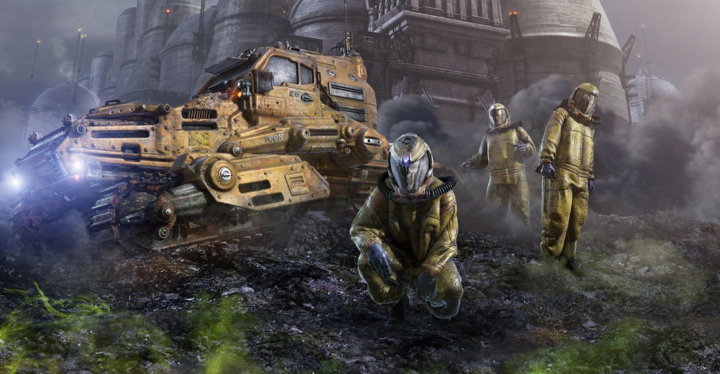 2 Hommes en Costume Noir et Blanc Debout à Côté D'un Char de Combat Marron. Wallpaper in 3000x1561 Resolution