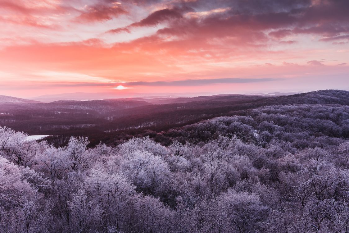 Puesta, Paisaje Natural, Naturaleza, Morado, Rosa. Wallpaper in 5788x3859 Resolution