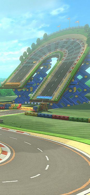 Circuito Gba Mario, Circuito de Casa en Vivo de Mario Kart, Mario Kart 8, Super Circuito de Mario Kart, Super Mario 3d Todas Las Estrellas. Wallpaper in 1242x2688 Resolution