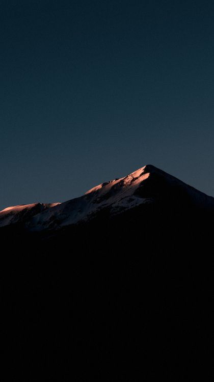 mountain, slope, horizon, landscape, cloud