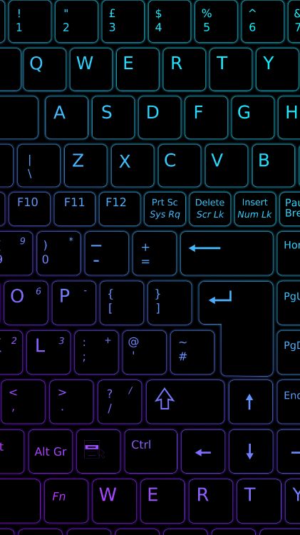Apple Keyboards, Input Device, Peripheral, Blue, Azure. Wallpaper in 2250x4000 Resolution