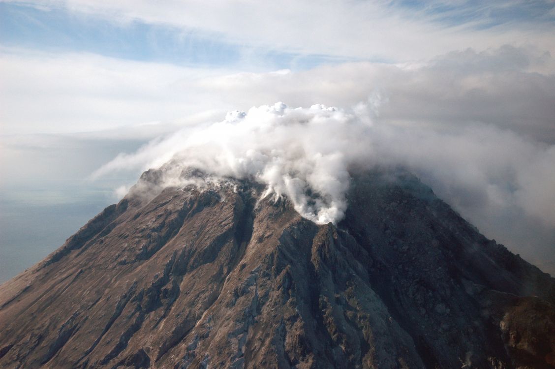 屏蔽火山, 安装的风景, 成层, 熔岩, 熔岩圆顶 壁纸 3008x2000 允许