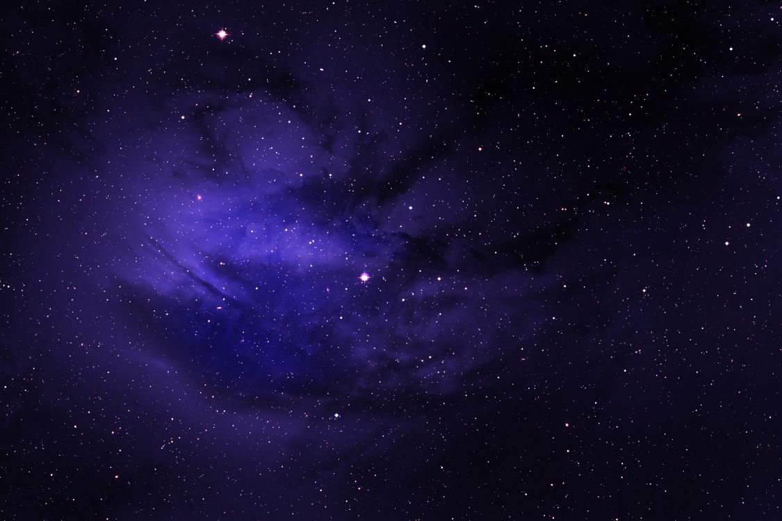 Cielo de Galaxia Púrpura y Negro. Wallpaper in 3000x2000 Resolution