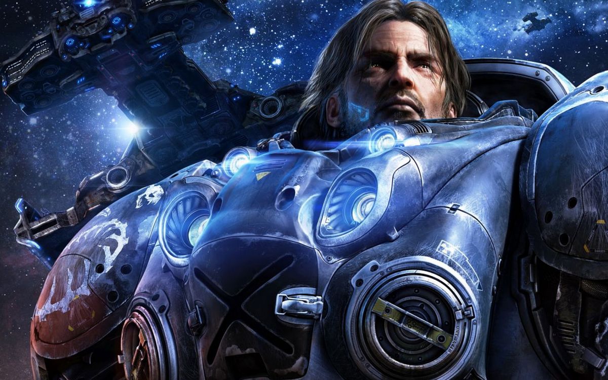 Starcraft, Jim Raynor, Raum, Pc-Spiel, Visuelle Effekte. Wallpaper in 1920x1200 Resolution