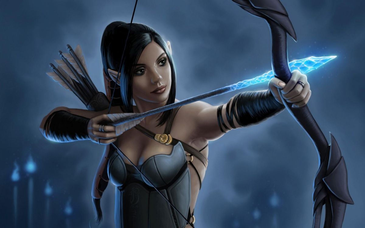 Frau im Schwarzen Büstenhalter Mit Waffe. Wallpaper in 1920x1200 Resolution