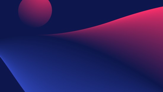 Image atmosphere, slope, electric blue, magenta, art