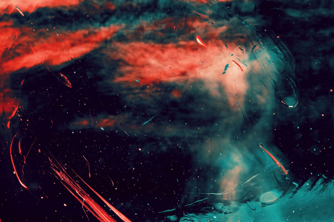 宇宙, 特效, 红色的, 视觉效果, 空间 壁纸 3600x2400 允许