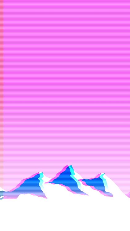 Ästhetik, Vaporwave, Farbigkeit, Purpur, Magenta. Wallpaper in 1080x1920 Resolution