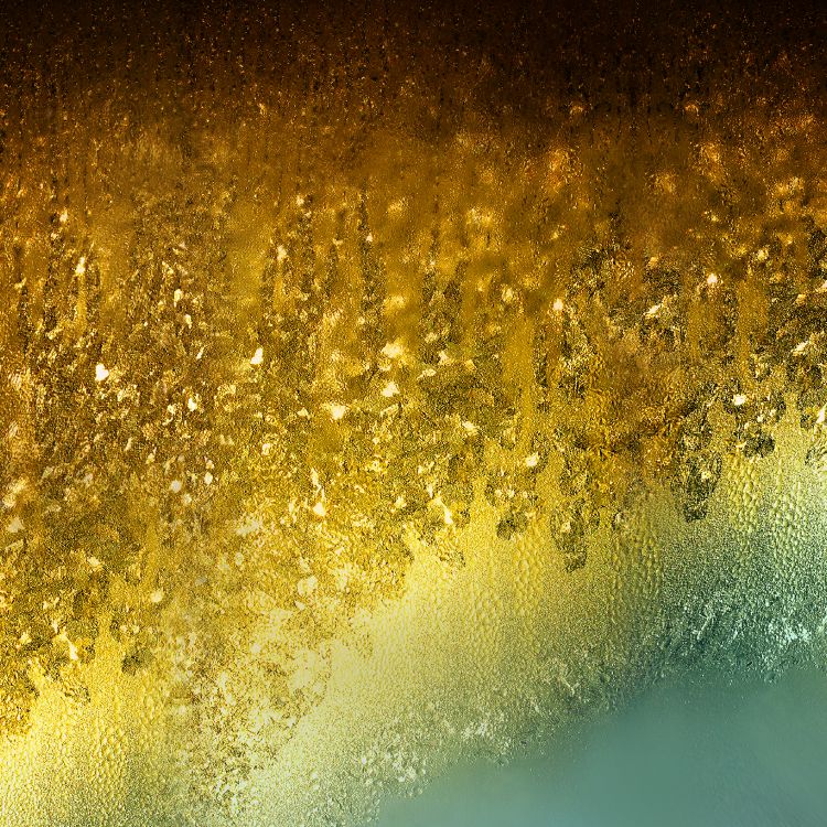 Peinture Abstraite Jaune et Bleue. Wallpaper in 2560x2560 Resolution