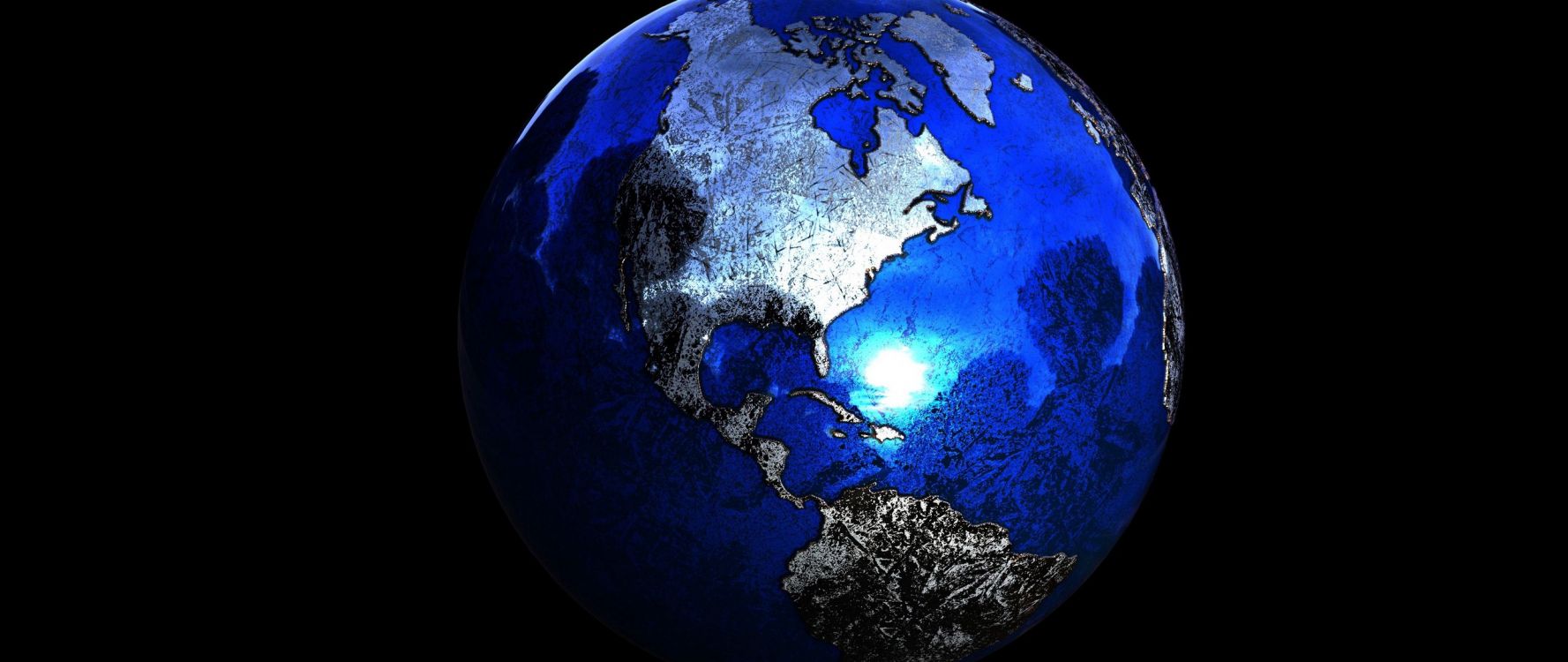 Globus, Geographie, Anzeigen, Astronomisches Objekt, Electric Blue. Wallpaper in 2560x1080 Resolution